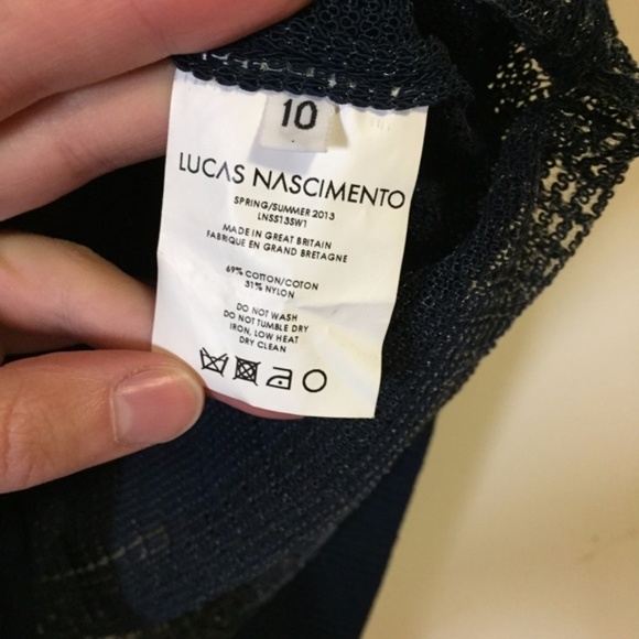 Lucas Nascimento SS13 sheer knit top - Picture 6 of 8